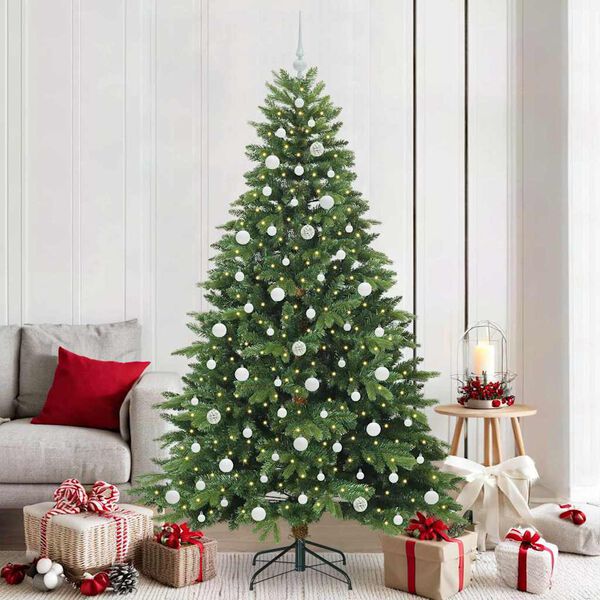 vidaXL &Aacute;rbol de Navidad artificial con 300 LED Verde 210 cm PE y PVC