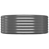 vidaXL Jardinera arriate acero galvanizado antracita 507x100x36cm