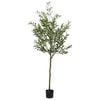 vidaXL &Aacute;rbol de olivo artificial con 700 hojas verde 165 cm