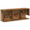 vidaXL Mueble de pared madera ingenier&iacute;a madera envejecida 80x20x30 cm