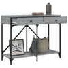 vidaXL Mesa consola madera de ingeniería gris Sonoma 100x39x78,5 cm