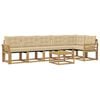 vidaXL Conjunto de sof&aacute;s de exterior 7 uds. y Beige
