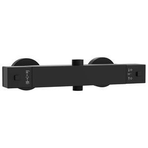 vidaXL Mezclador de ducha termost&aacute;tico Acero Inoxidable 201