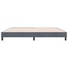 vidaXL Cama box spring sin colchón terciopelo gris oscuro 180x210 cm
