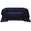 vidaXL Funda color az&uacute;l marino para sof&aacute; de micro-gamuza, 140 x 210 cm
