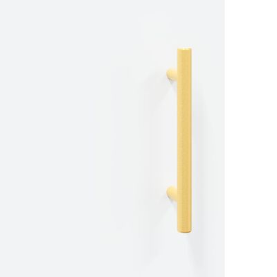 vidaXL Aparador alto madera contrachapada blanco 69,5x34x180 cm