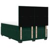 vidaXL Cama box spring con colch&oacute;n terciopelo verde oscuro 140x200 cm