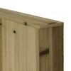 vidaXL Sofá de jardín Verde 134 x 60 x 62 cm Madera de pino macizo