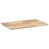 vidaXL Encimera tocador ba&ntilde;o madera maciza acacia sin tratar 80x50x2cm