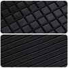vidaXL Alfombrilla de Coche 4 pcs Negro Goma