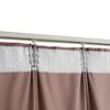 vidaXL Cortinas opacas ganchos 2 pzas terciopelo rosa viejo 140x175 cm