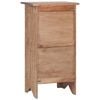 vidaXL Mesita de noche de madera reciclada mixta 43x31x80 cm