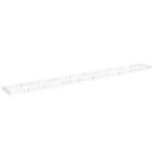 vidaXL Arriate de gaviones de acero galvanizado 1000x100x20 cm