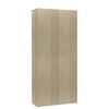 vidaXL Zapatero madera contrachapada color roble 80x35,5x180 cm