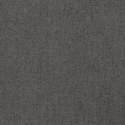 vidaXL Reposapiés de tela gris oscuro 45x29,5x39 cm