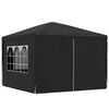vidaXL Carpa para celebraciones gris antracita 3x3 m