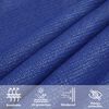 vidaXL Toldo de vela rectangular HDPE azul 160 g/m&sup2; 6x8 m