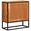 vidaXL Aparador Beta Natural 70 x 30 x 75 cm Madera de Acacia S&oacute;lida