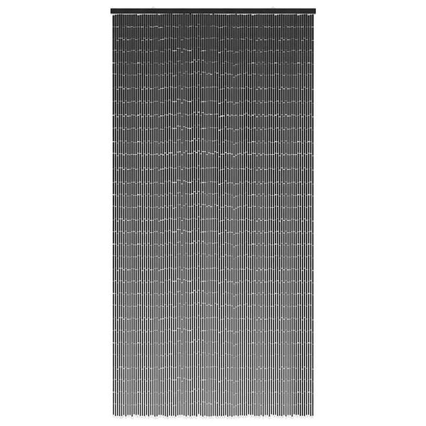 vidaXL Cortina para puerta insectos gris claro 100x200cm bamb&uacute;