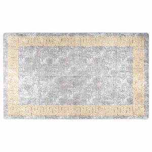 vidaXL Alfombra lavable gris 120x180 cm