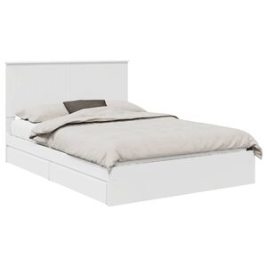 vidaXL Cama con almacenamiento 140 x 190 cm Madera de ingenier&iacute;a