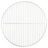 vidaXL Rejilla de parrilla BBQ redonda acero inoxidable 304 &Oslash;47 cm