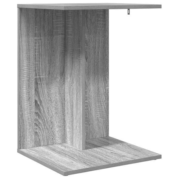 vidaXL Mesa lateral Gris Sonoma 45 x 40 x 62,5 cm Madera de ingenier&iacute;a