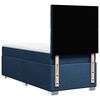 vidaXL Cama box spring con colch&oacute;n tela azul 100x200 cm