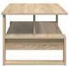 vidaXL Mesa de Caf&eacute; Roble Sonoma 90 x 50 x 40 cm Madera de ingenier&iacute;a