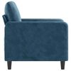 vidaXL Sill&oacute;n de terciopelo azul 60 cm