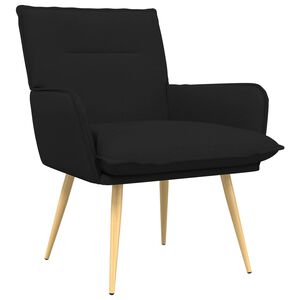vidaXL Sill&oacute;n Negro Tela