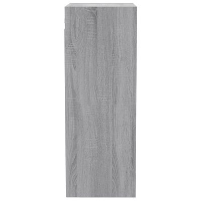vidaXL Armario pared madera contrachapada gris Sonoma 34,5x32,5x90 cm