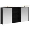 vidaXL Juego de Muebles de Ba&ntilde;o 3 uds. 126 x 16 x 62.5 cm