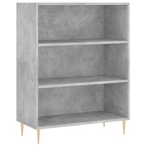 vidaXL Estanter&iacute;a madera de ingenier&iacute;a gris hormig&oacute;n 69,5x32,5x90 cm