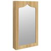 vidaXL Espejo con joyero de pared 37,5x10x67 cm