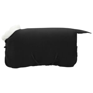 vidaXL Manta para Caballo Negro 75 cm Forro polar