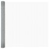 vidaXL Cerca de Alambre Soldado 2500 x 160 cm Plateado