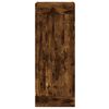 vidaXL Aparador de madera contrachapada roble ahumado 34,5x34x180 cm