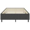 vidaXL Estructura de cama box spring tela gris 120x200 cm