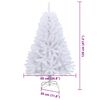 vidaXL &Aacute;rbol de Navidad artificial con ramas articuladas 120 cm
