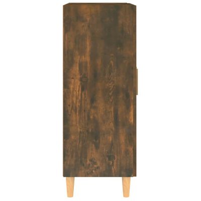 vidaXL Aparador madera contrachapada color roble ahumado 69,5x34x90 cm
