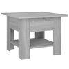 vidaXL Mesa de centro madera de ingenier&iacute;a gris Sonoma 55x55x42 cm