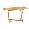 vidaXL Conjunto de comedor de jardín 5 piezas madera maciza de teca