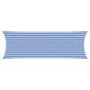 vidaXL Toldo Vela Azul y Blanco 2 x 6 m HDPE