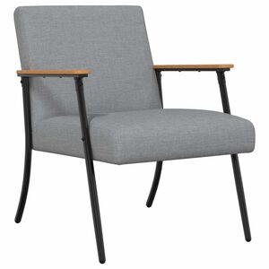 vidaXL sill&oacute;n Gris Claro tela