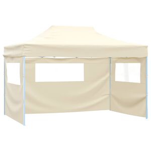 vidaXL Carpa de Fiesta 291 x 431 x 315 cm Crema Tela Oxford