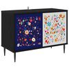 vidaXL Mueble de TV MAINZ 69 x 33 x 50,5 cm Roble Negro