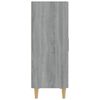 vidaXL Aparador de madera contrachapada gris Sonoma 70x34x90 cm