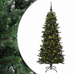 vidaXL &Aacute;rbol de Navidad artificial con bolas 180 cm 300 LED