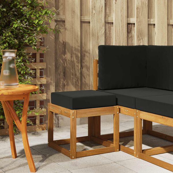 vidaXL Banco Plegable Exterior Madera de Acacia S&oacute;lida Natural